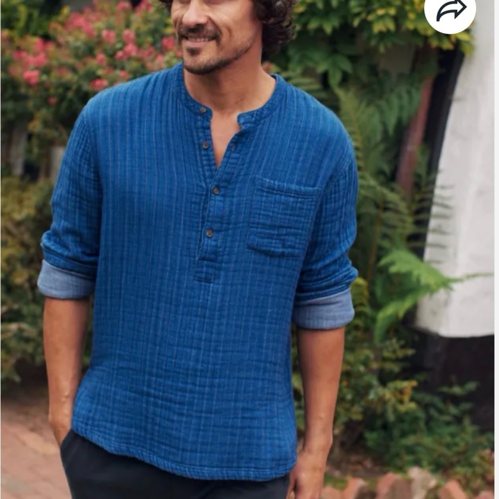 Vintage Marine Layer Triple Cloth Popover